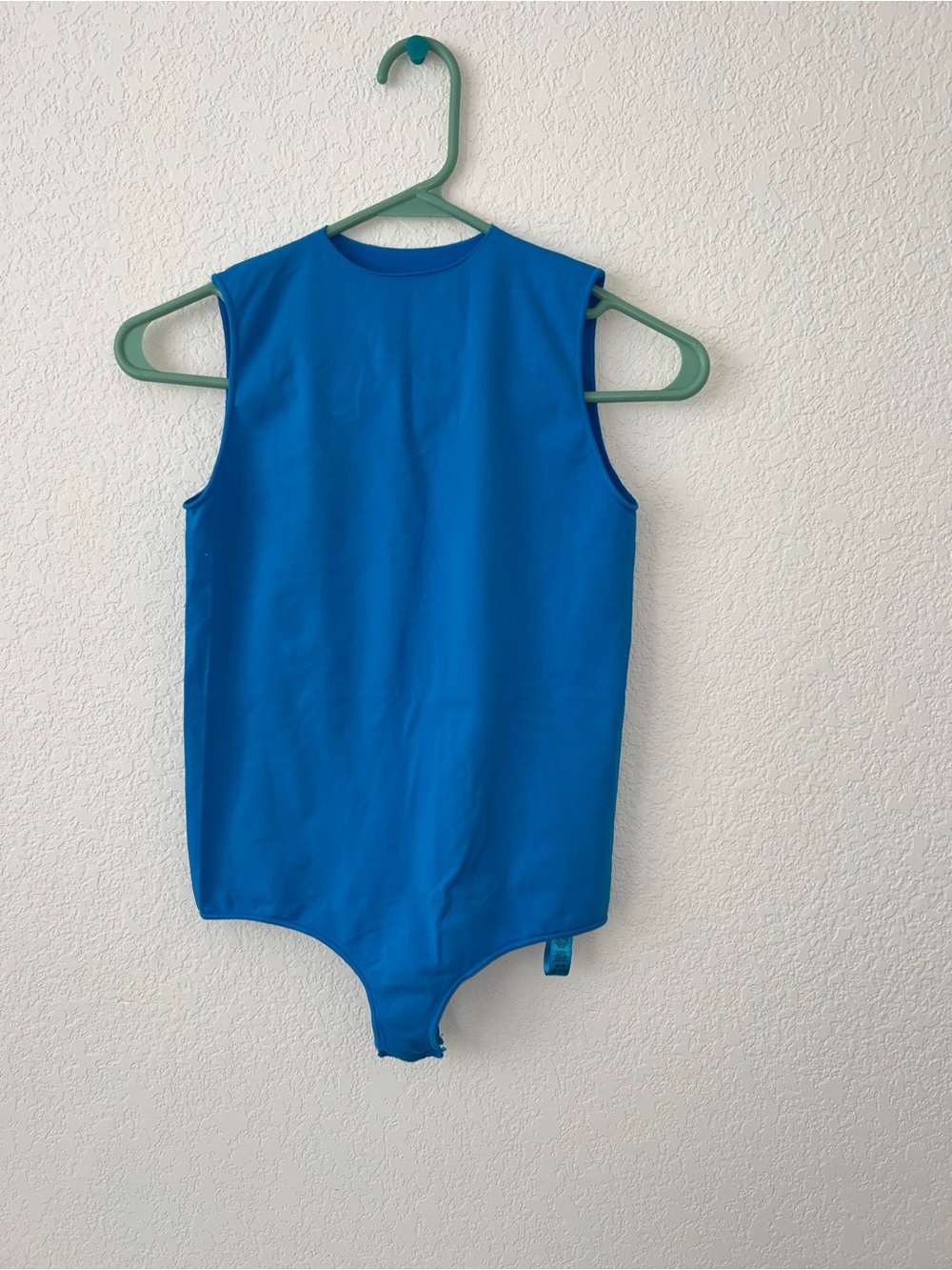 SKIMS Fits Everybody High Neck Bodysuit Neon Blue XL Like New - Picture 2 of 8